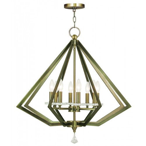 Livex Lighting, Diamond 8 Light Chandelier