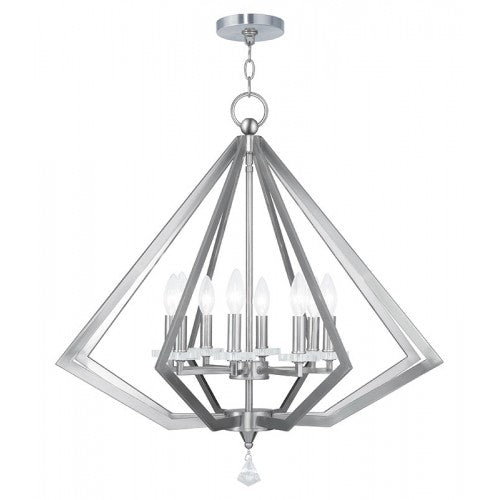 Livex Lighting, Diamond 8 Light Chandelier