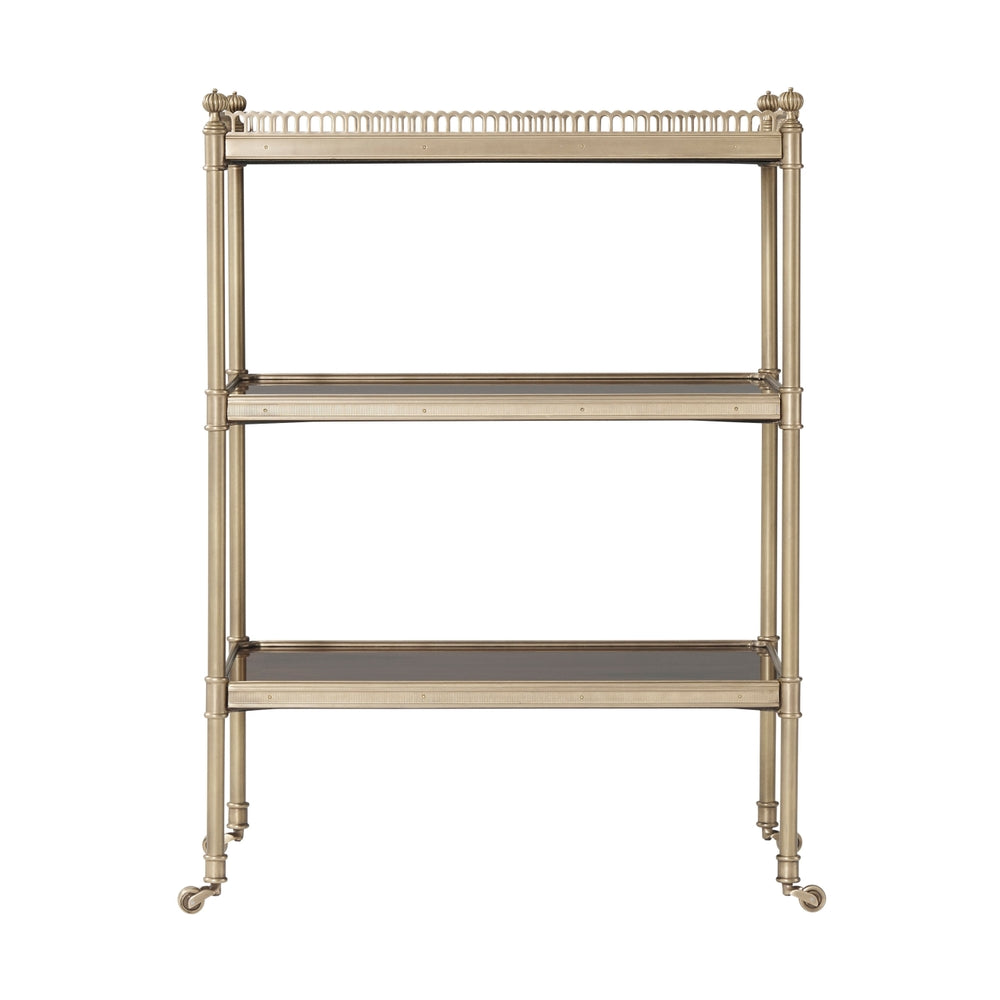 Theodore Alexander, Dignified Morado etagere Side Table