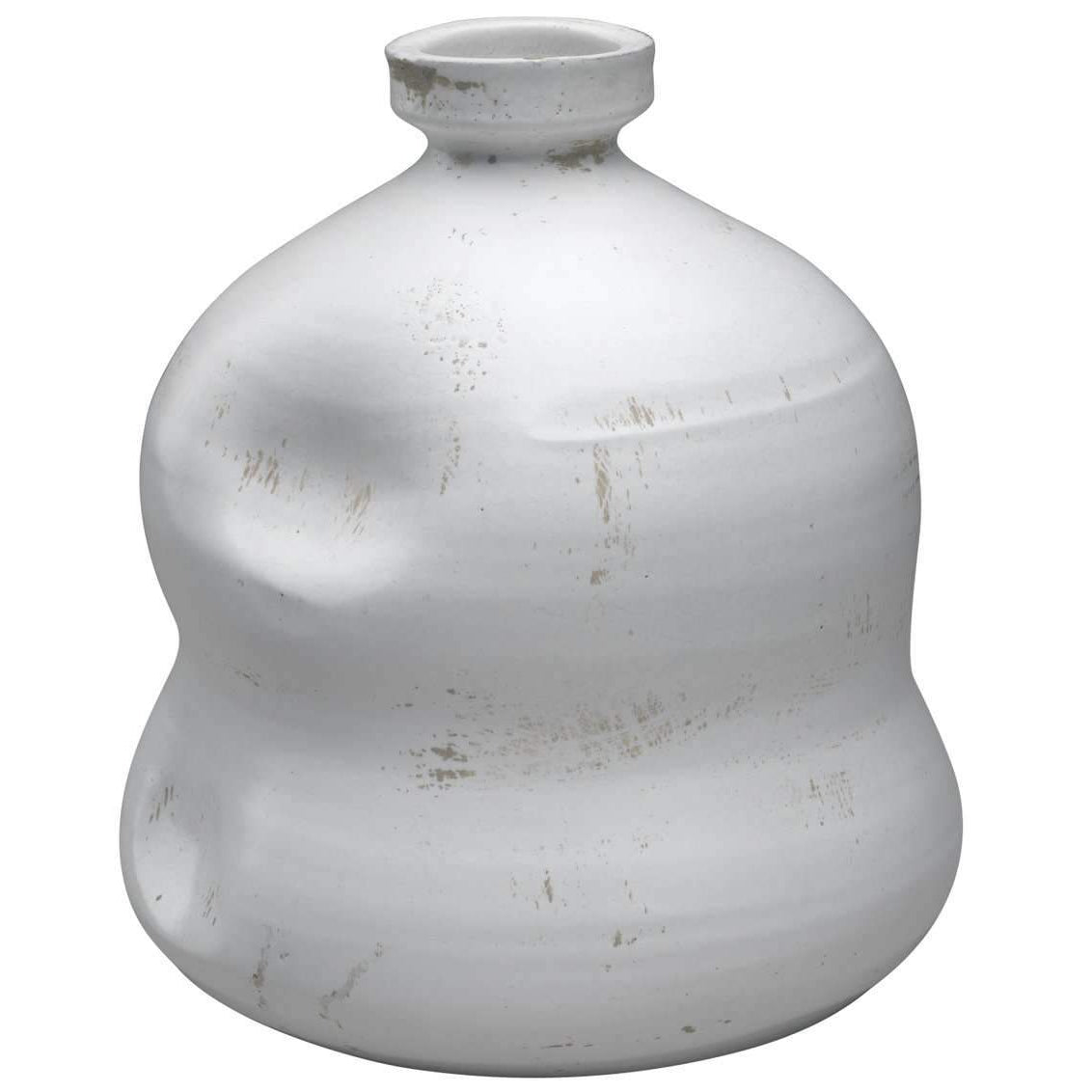 Jamie Young, Dimple Jug in Matte White Ceramic