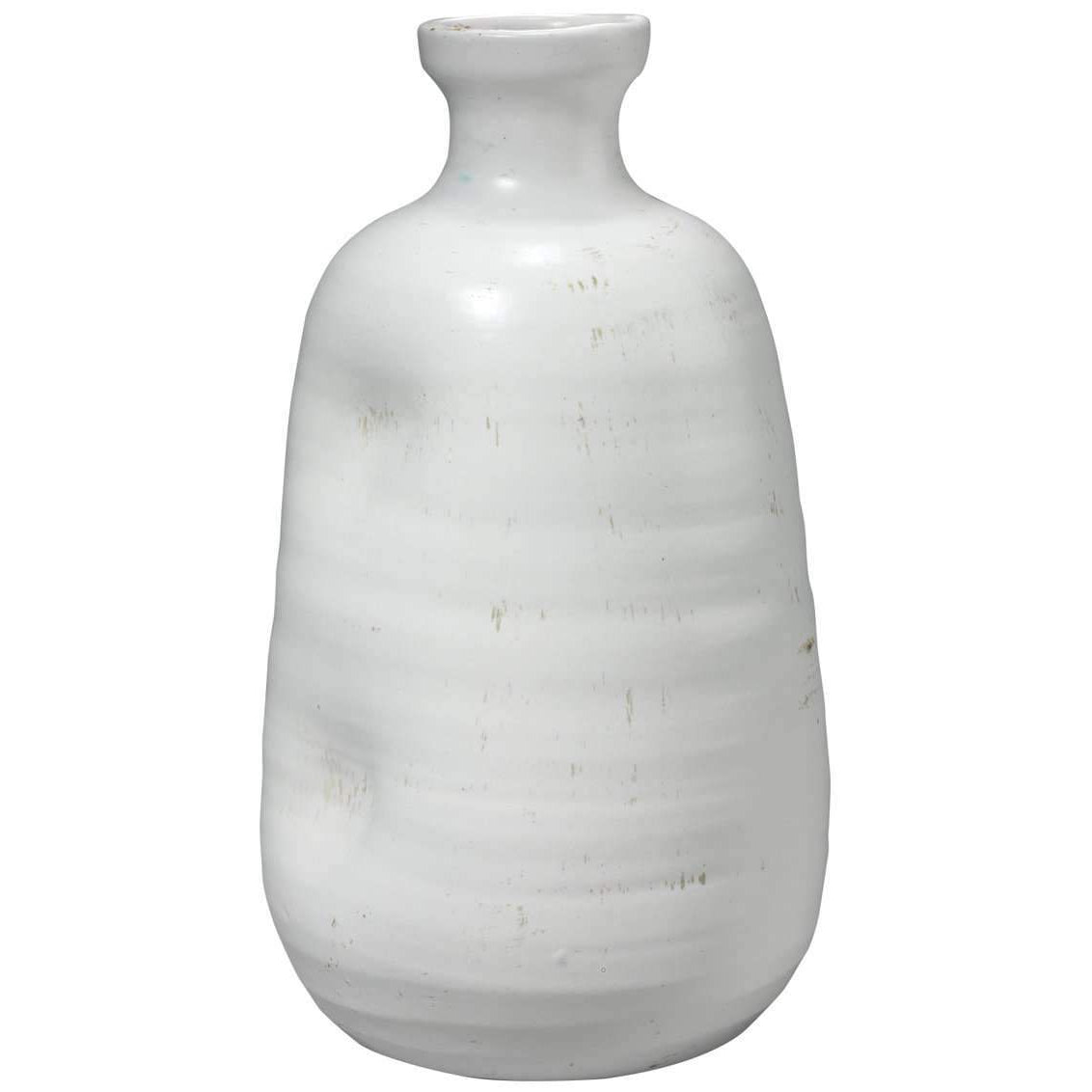 Jamie Young, Dimple Vase in Matte White Ceramic