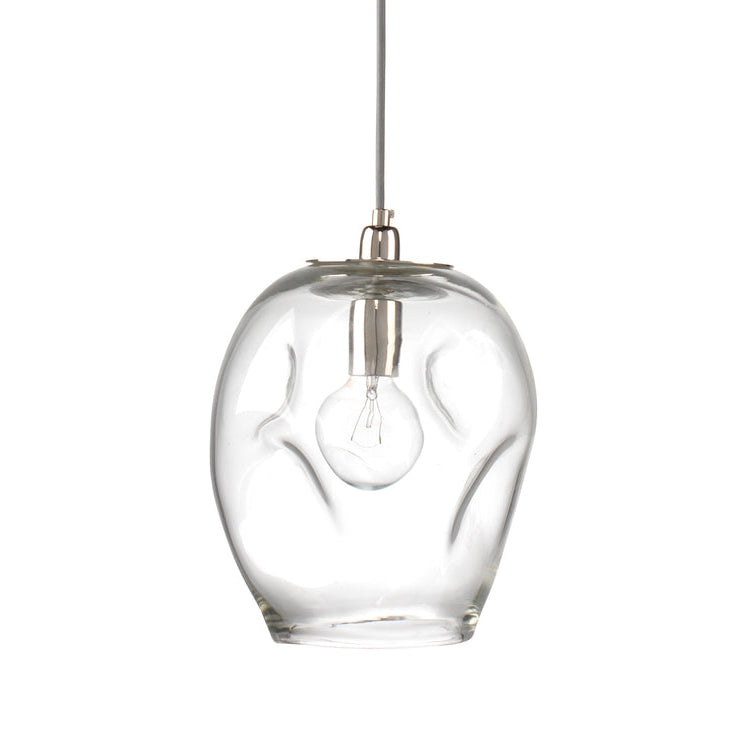 Jamie Young, Dimpled Glass Pendant Clear