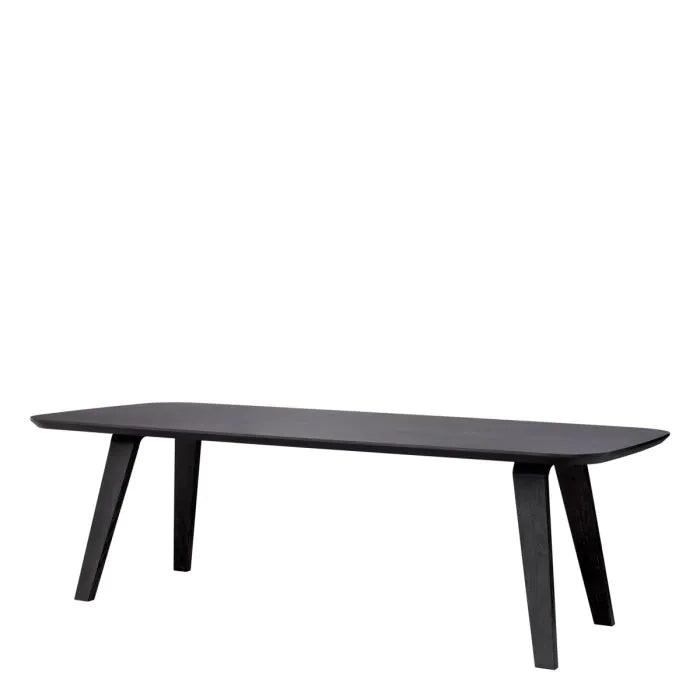 Eichholtz, Dining Table Glover charcoal grey oak veneer