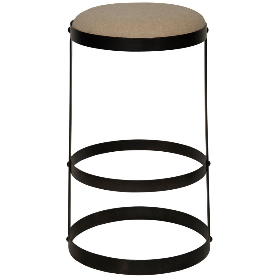 Noir, Dior Bar Stool, Antique Brass