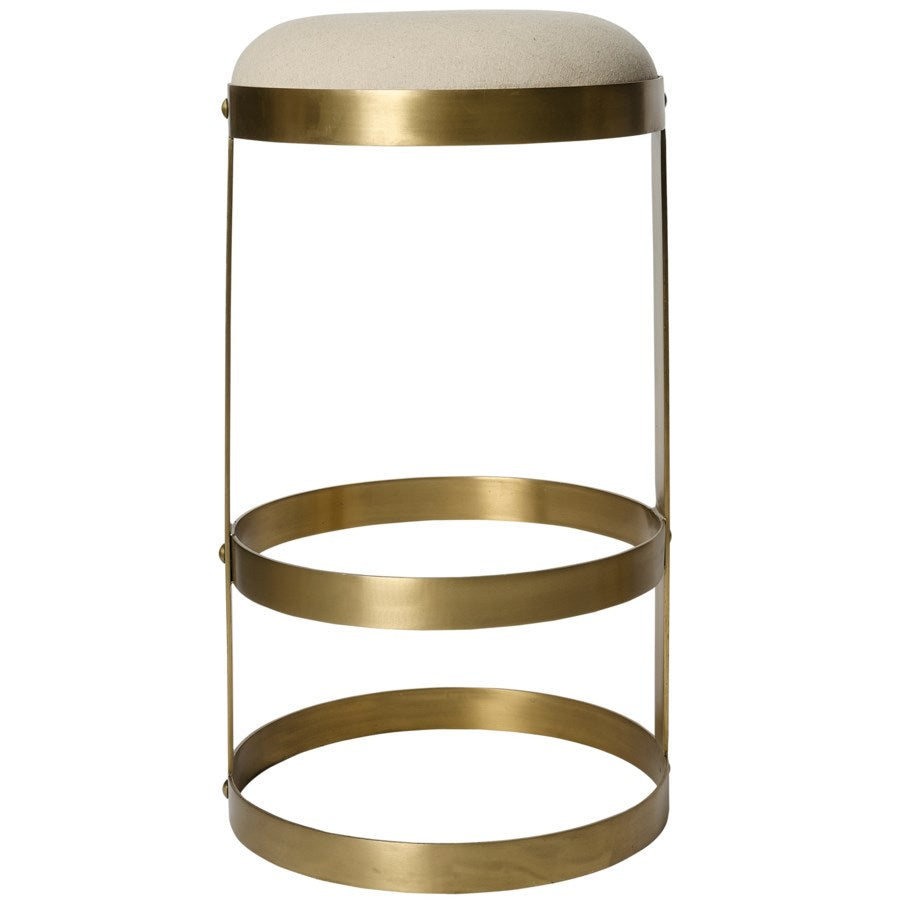 Noir, Dior Bar Stool, Antique Brass