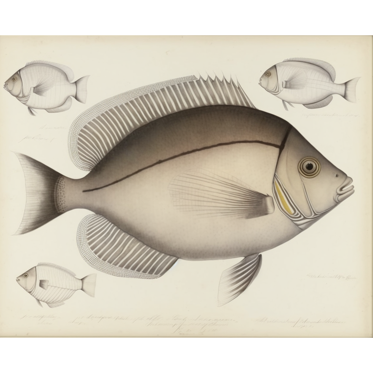 FASart, Doctorfish in Atlantic Ocean