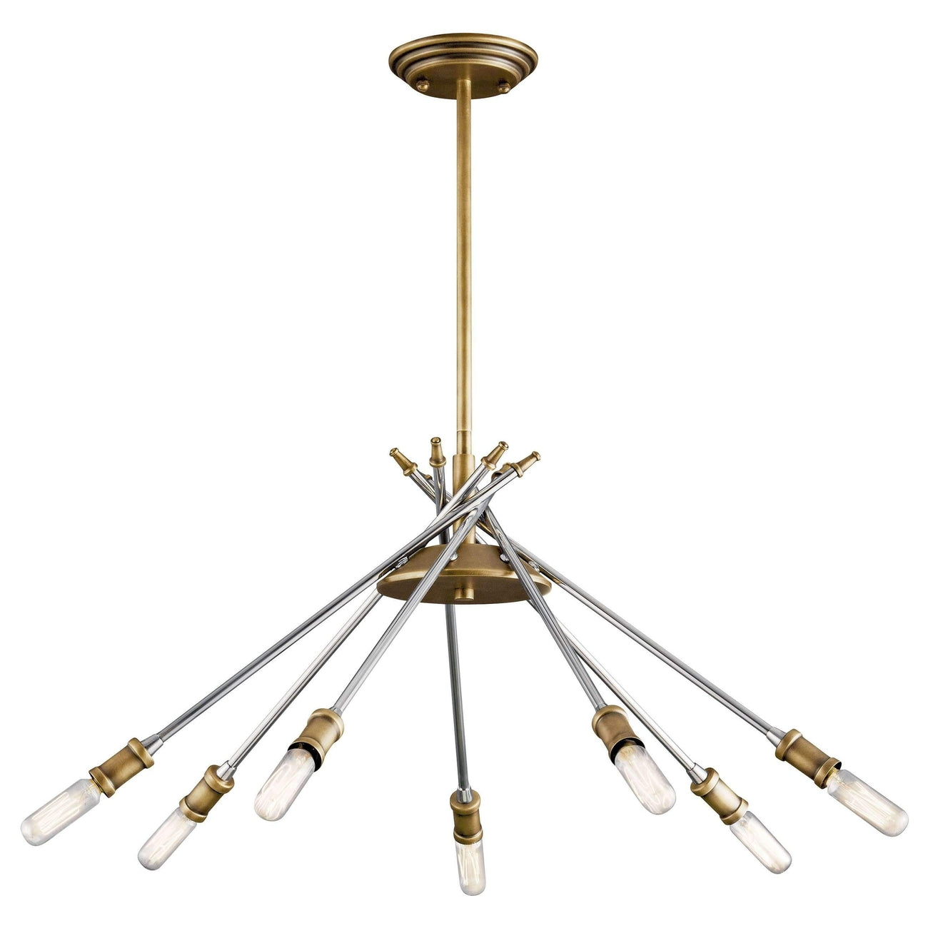 Kichler, Doncaster Chandelier 7 Light - Natural Brass