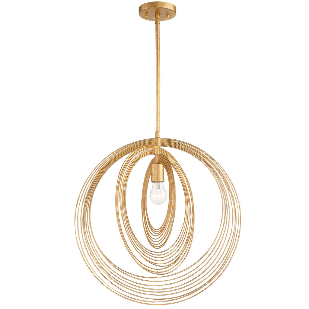 Crystorama Lighting Company, Doral 1 Light Pendant