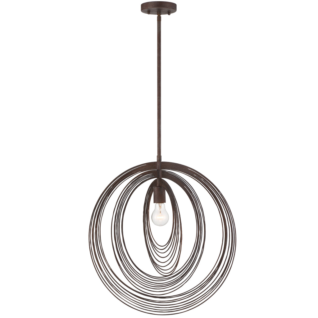 Crystorama Lighting Company, Doral 1 Light Pendant