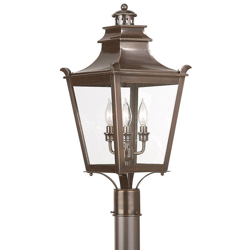 Troy Lighting, Dorchester 3Lt Post Lantern