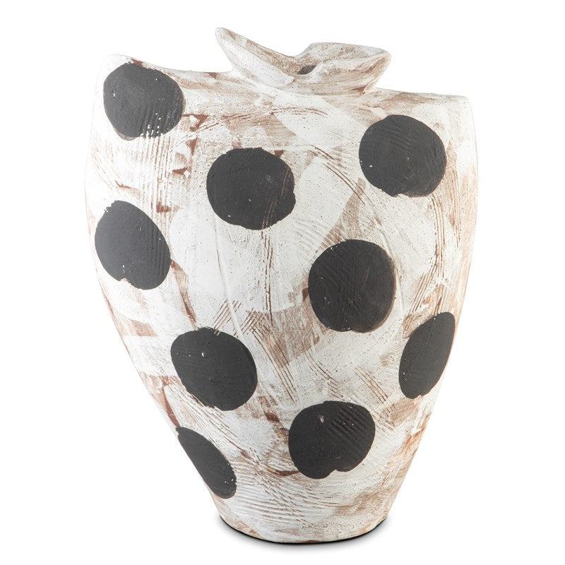 Currey, Dots White & Black Bowl