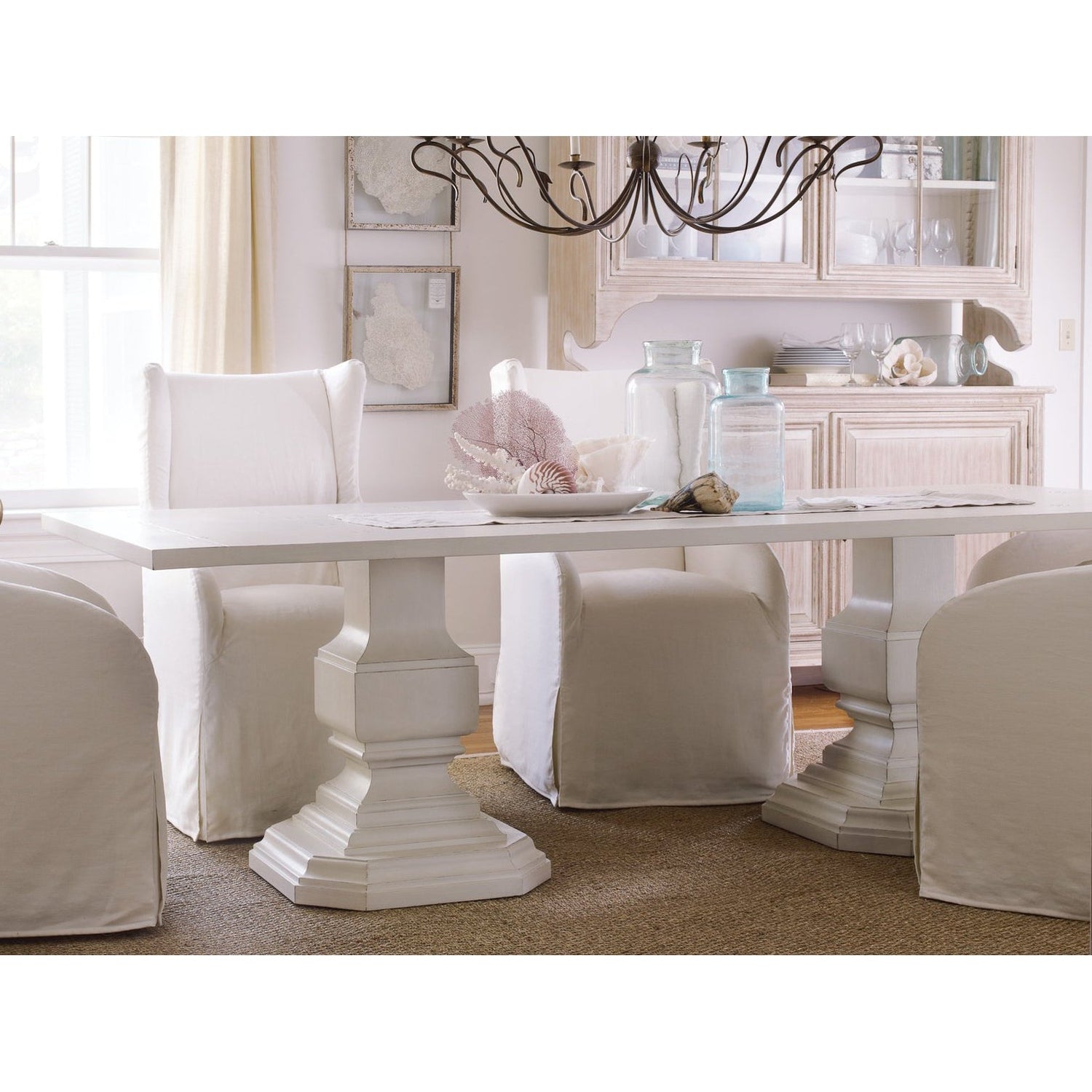 Somerset Bay Home, Double Pedestal Killington Dining Table