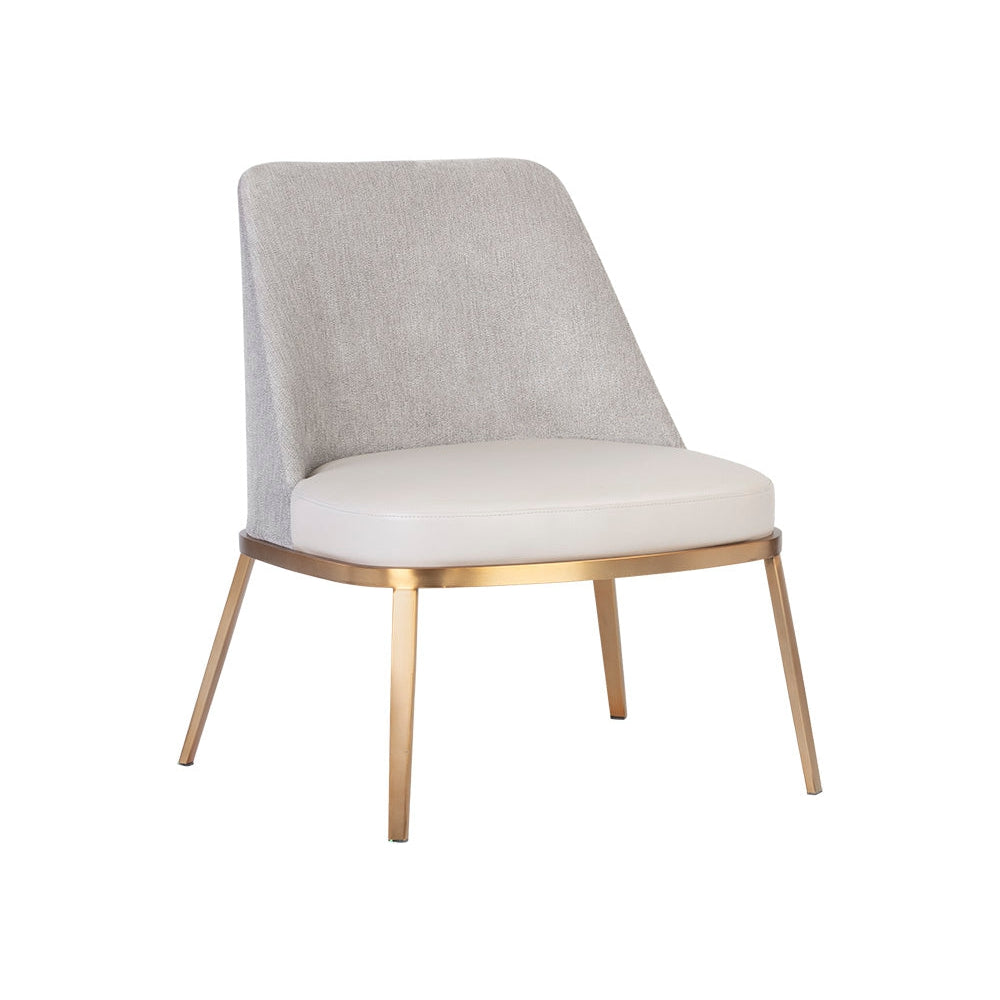 Sunpan, Dover Lounge Chair - Napa Stone / Polo Club Stone