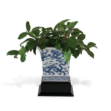 Port 68, Dragon Blue Square Planter (Includes Stand)