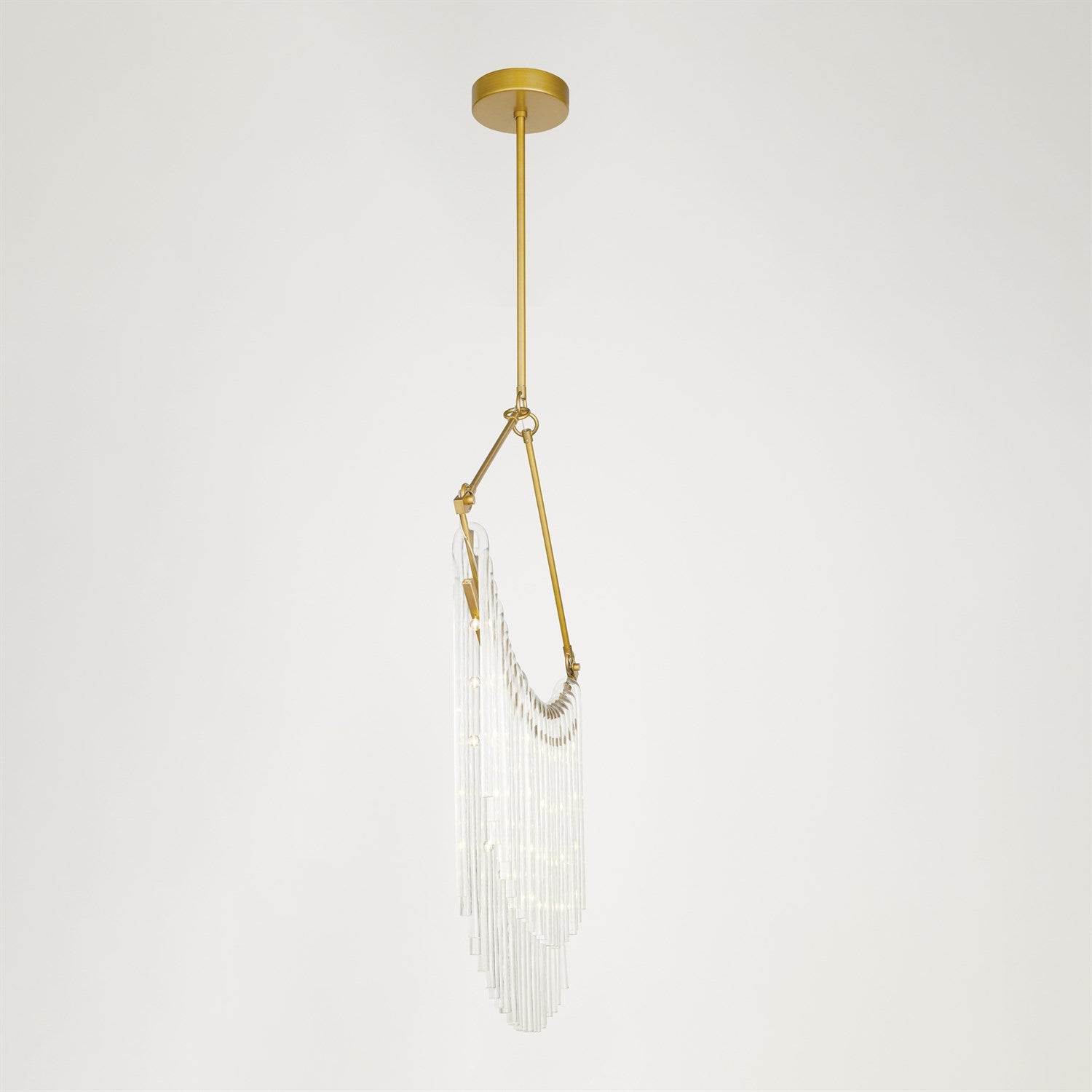 Global Views, Draped Glass Chandelier