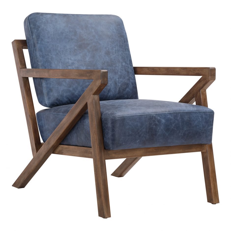 Moes, Drexel Arm Chair Blue