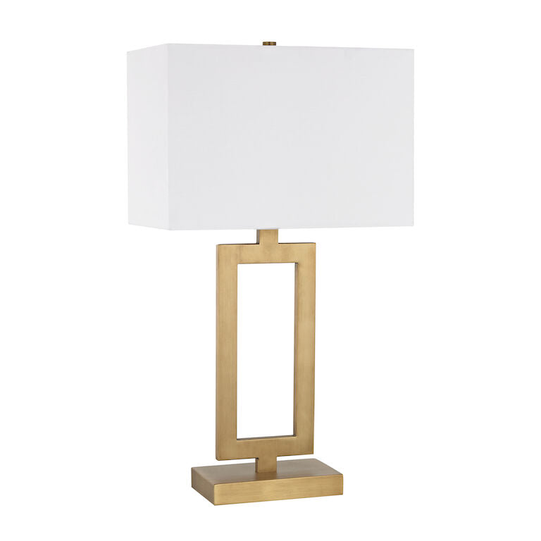 Elk Home, Dromos 26'' High 1 - Light Table Lamp - Antique Brass