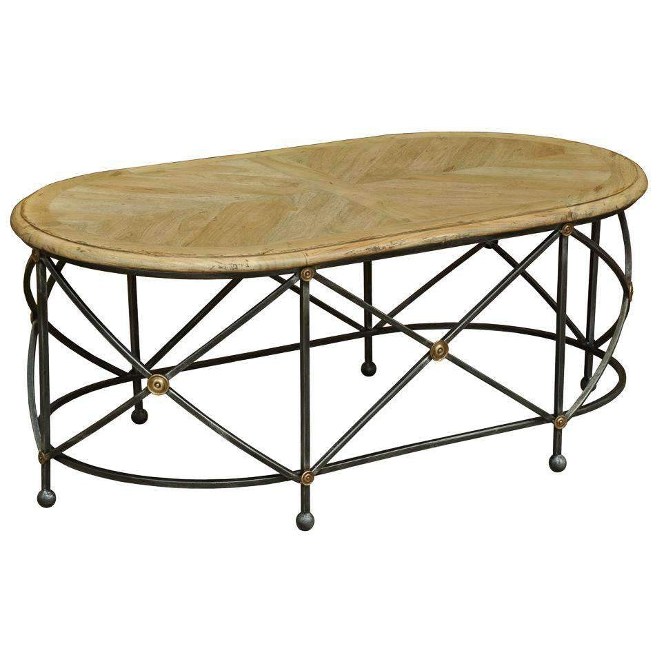 SARREID, Drum & Fife Oval Coffee Table