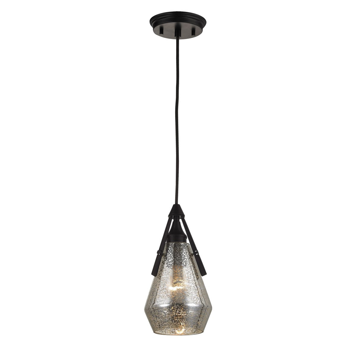 Elk Home, Duncan 6'' Wide 1-Light Pendant - Oil Rubbed Bronze