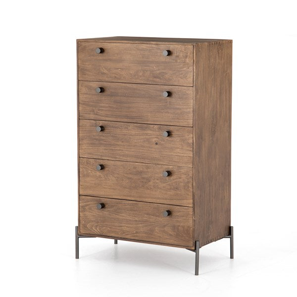 Four Hands, Dupont 5 Drawer Dresser - Auburn Poplar