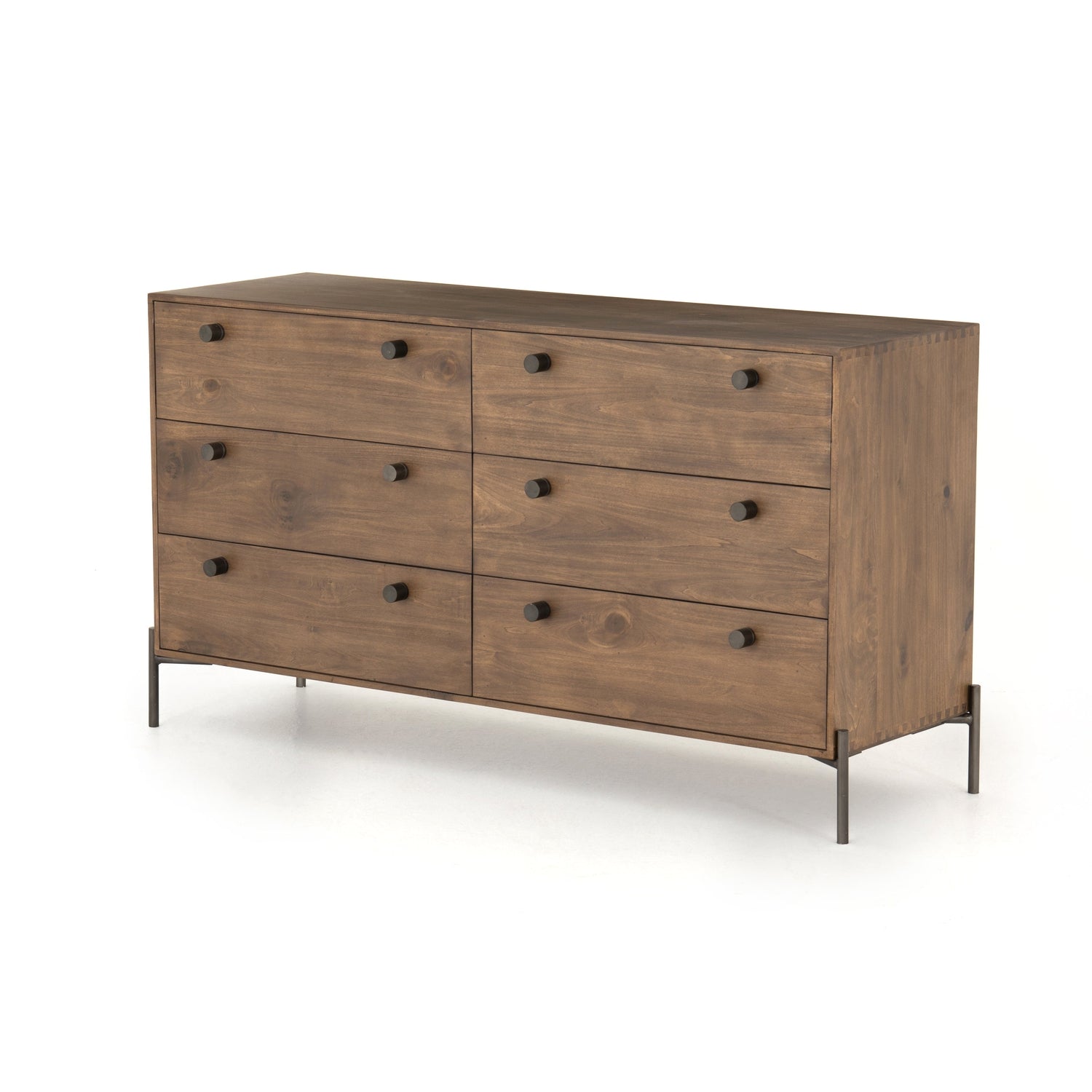 Four Hands, Dupont 6 Drawer Dresser - Auburn Poplar