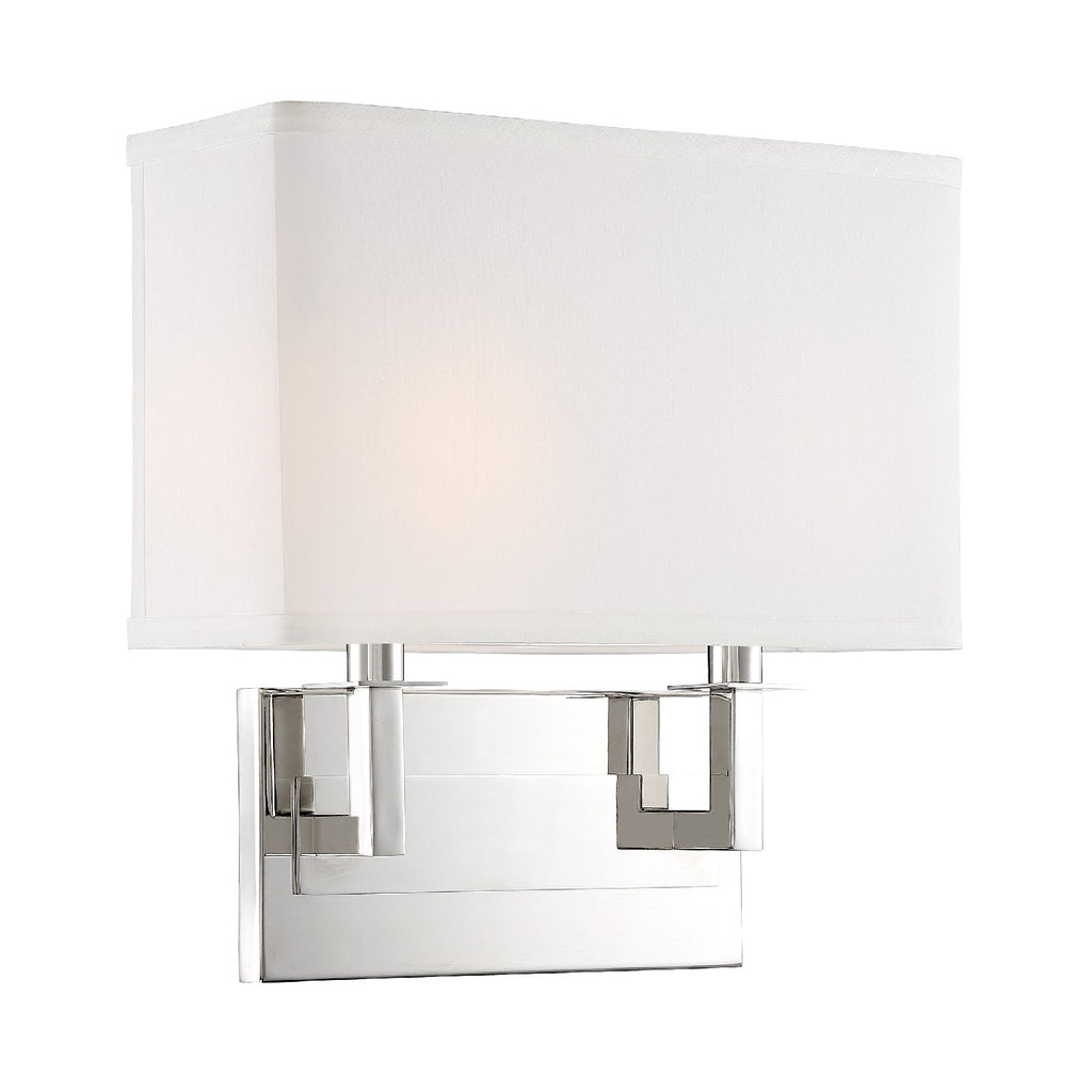 Crystorama Lighting Company, Durham 2 Light Wall Mount