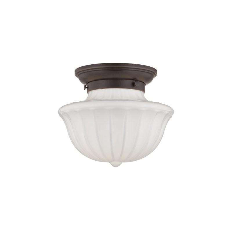 Hudson Valley, Dutchess 1 Light Small Flush Mount Old Bronze