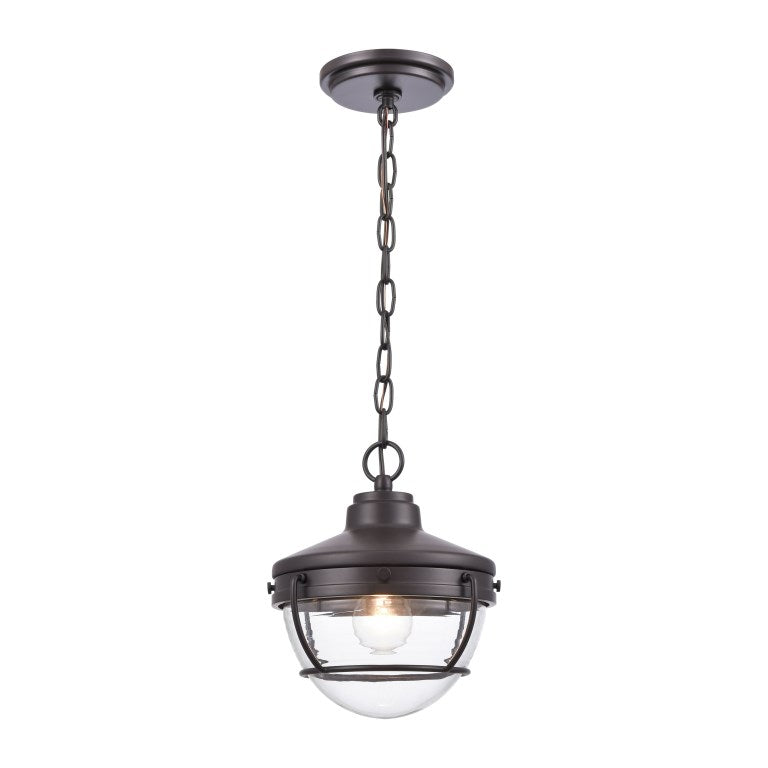 Elk Home, Eastport 9'' Wide 1 - Light Outdoor Pendant