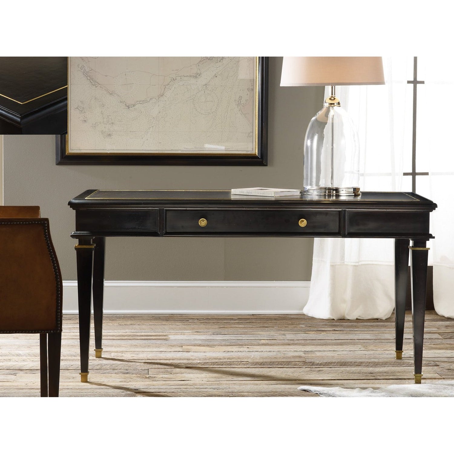 Modern History, Ebonized Classical Writing Table