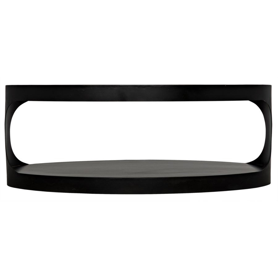 Noir, Eclipse Oval Coffee Table