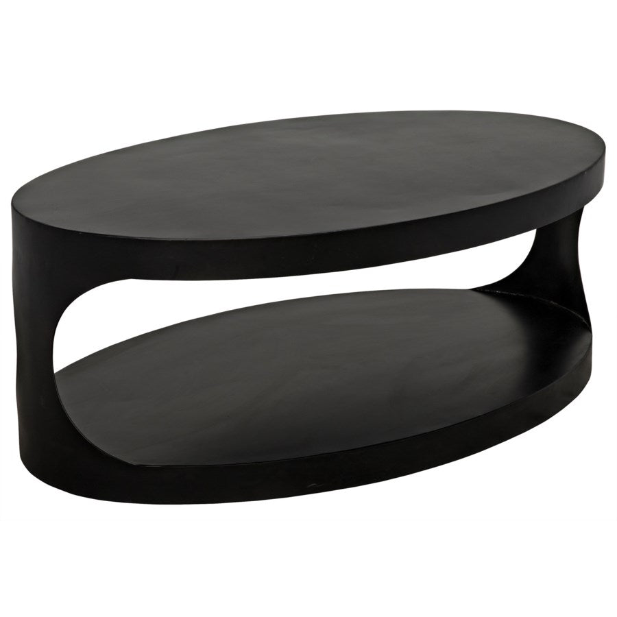 Noir, Eclipse Oval Coffee Table