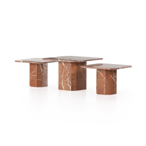 Four Hands, Edina Coffee Table-Rusty Marble