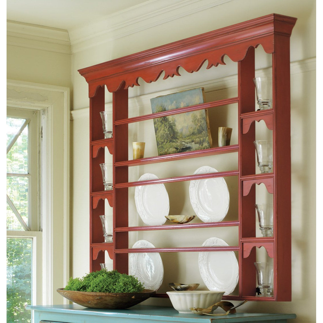 Somerset Bay Home, Edisto Plate Rack-Large