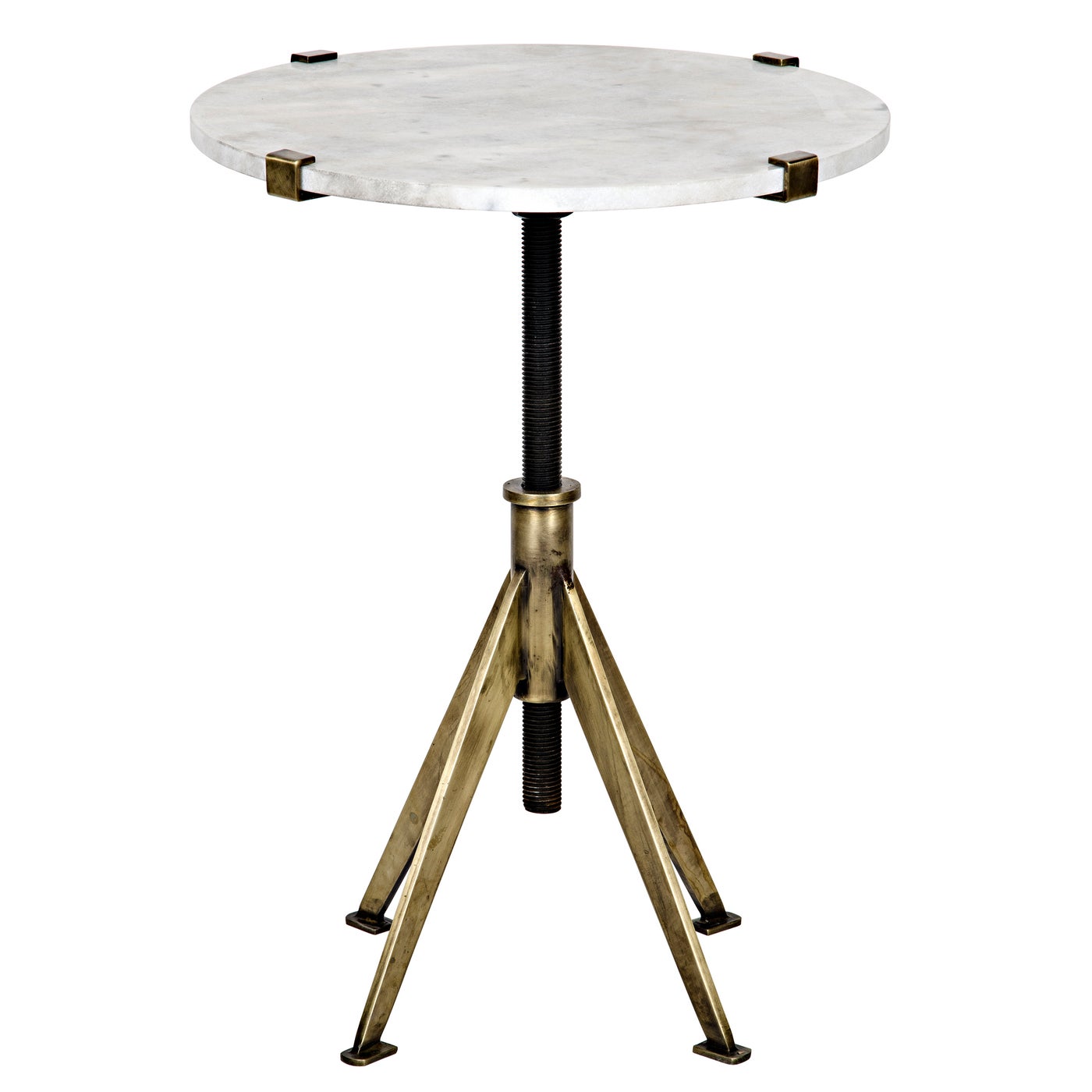 Noir, Edith Adjustable Side Table - Small