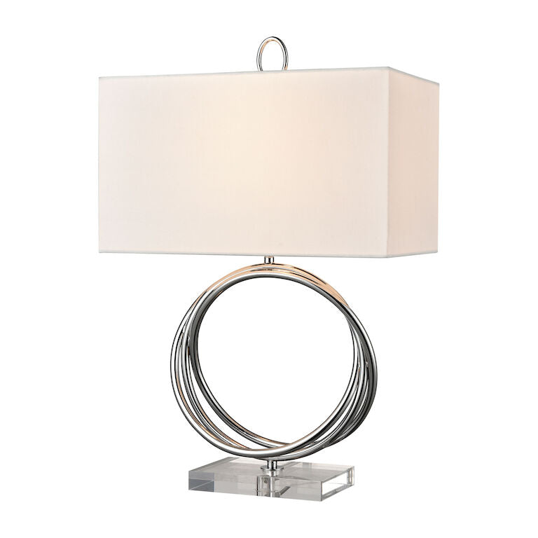 Elk Home, Eero 24'' High 1 - Light Table Lamp - Chrome