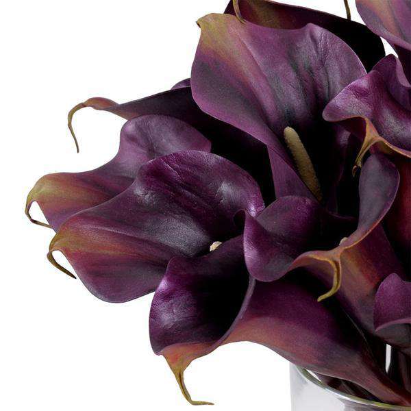 New Growth Designs, Eggplant Calla Lily Arrangement