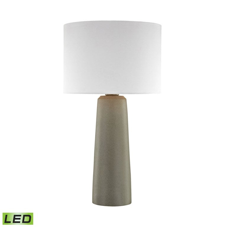 Elk Home, Eilat 27'' High 1 - Light Outdoor Table Lamp - Concrete