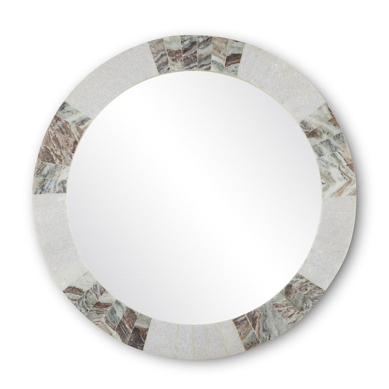 Currey, Elena Round Mirror