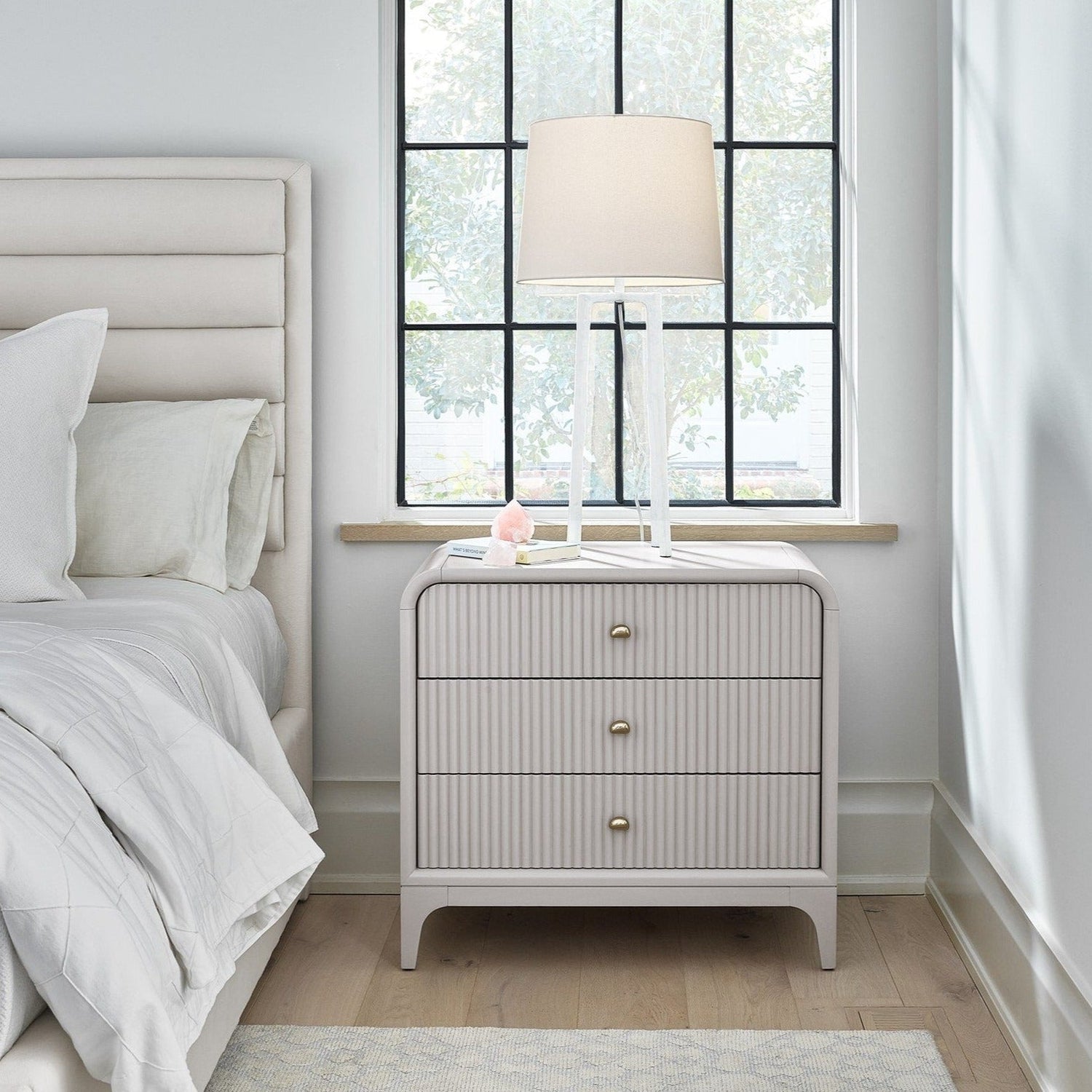 Universal Furniture, Elevation Nightstand - Miranda Kerr Tranquility Collection