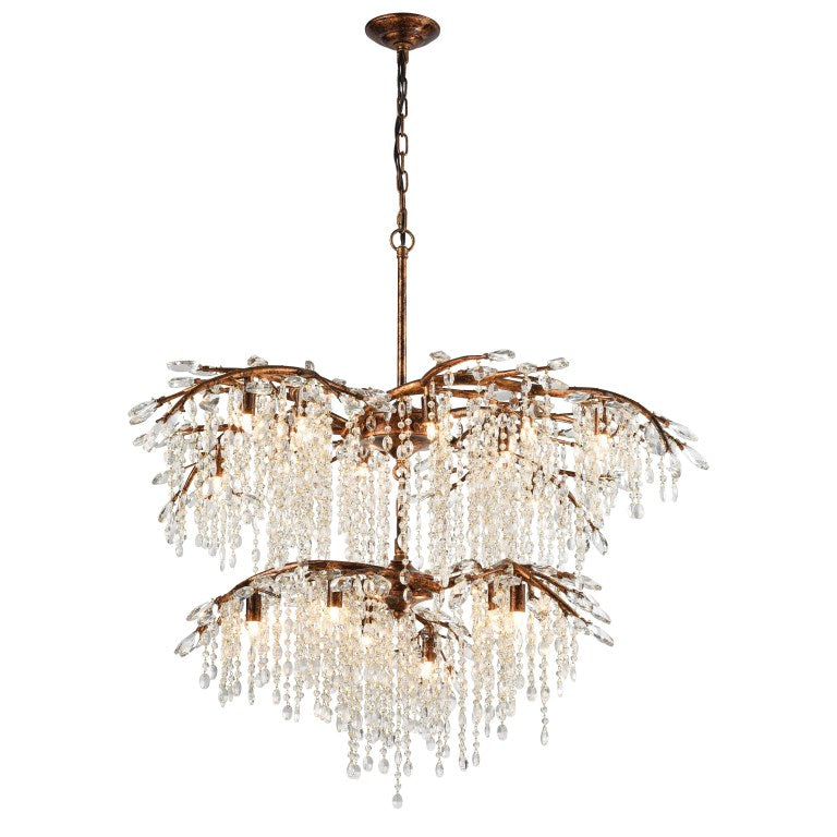 Elk Home, Elia 41'' Wide 18 - Light Chandelier - Spanish Bronze