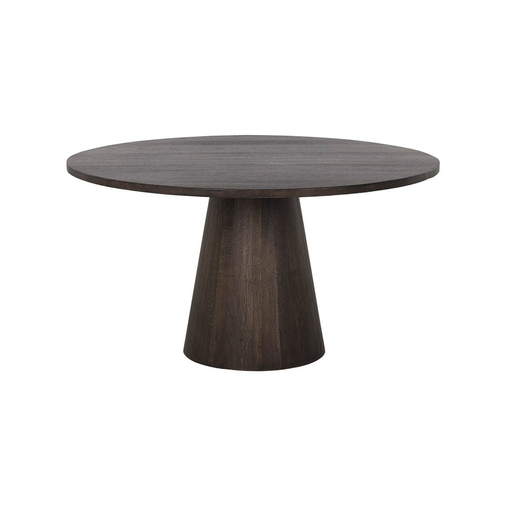 Sunpan, Elina Dining Table - Round - Brown Oak - 54"