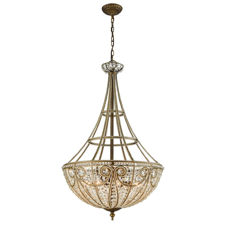 Elk Home, Elizabethan 22'' Wide 8 - Light Chandelier - Dark Bronze