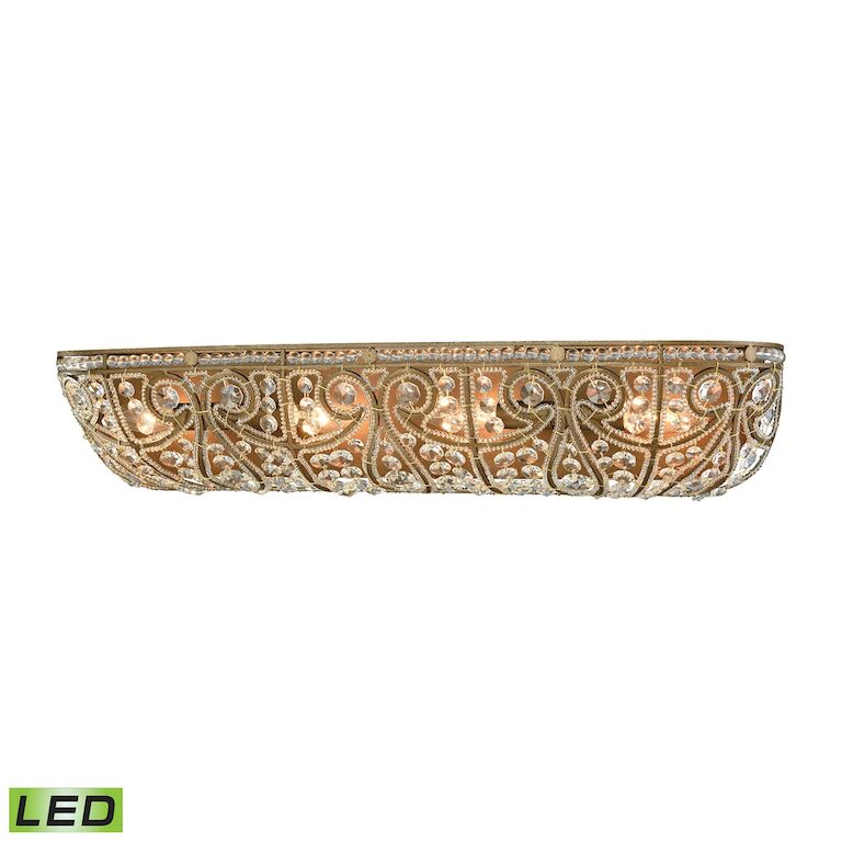 Elk Home, Elizabethan 27'' Wide 4 - Light Vanity Light - Dark Bronze