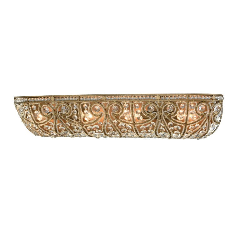 Elk Home, Elizabethan 27'' Wide 4 - Light Vanity Light - Dark Bronze