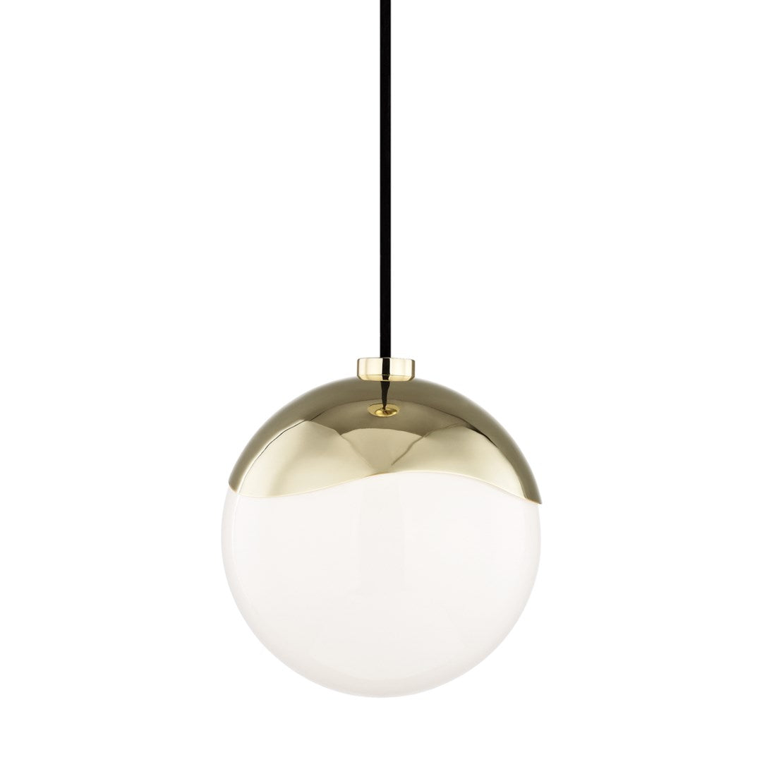 Mitzi, Ella 1 Light Small Pendant - Polished Brass