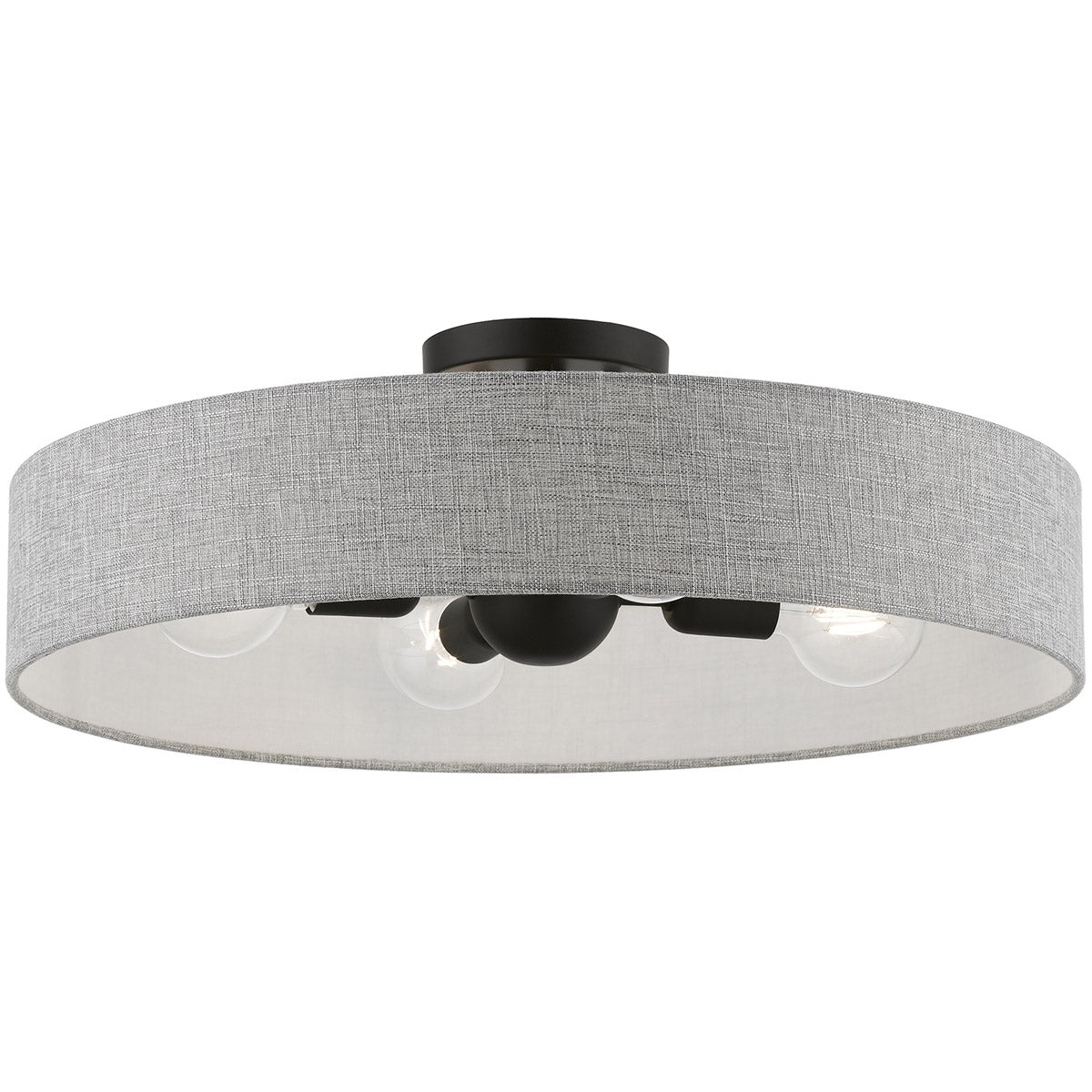 Livex Lighting, Elmhurst 4 Light 22 inch  Semi-Flush