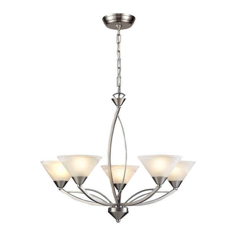 Elk Home, Elysburg 28'' Wide 5 - Light Chandelier