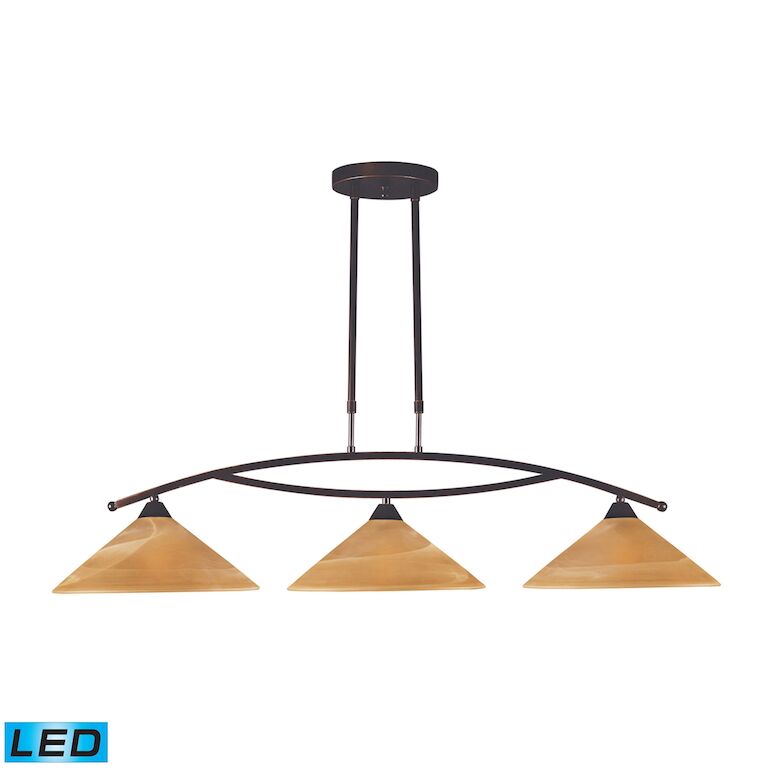 Elk Home, Elysburg 43'' Wide 3-Light Linear Chandelier