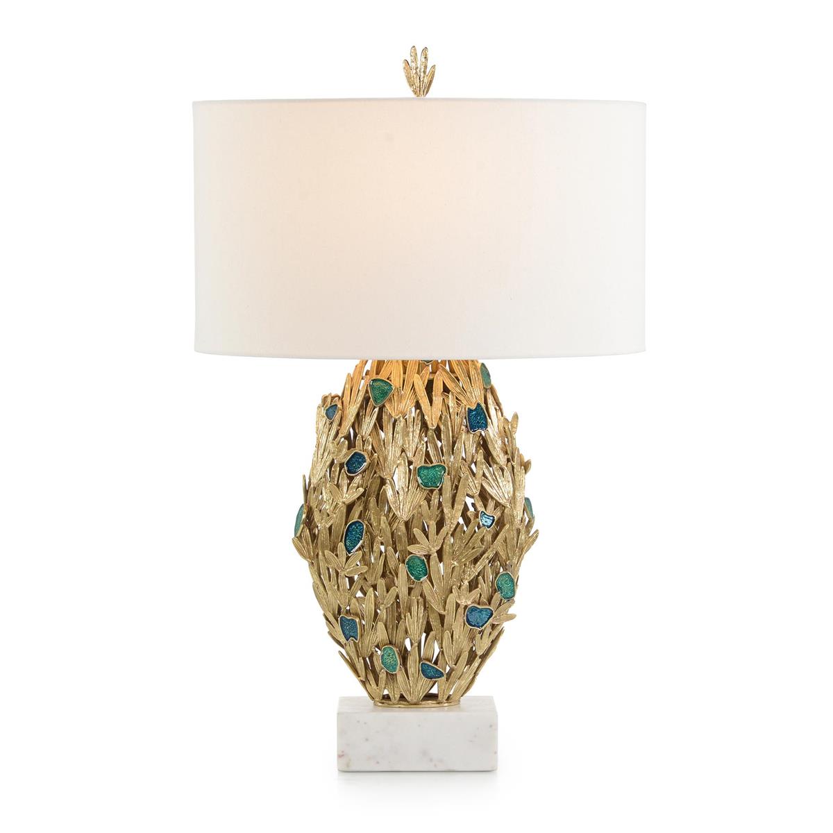 John Richard, Embellished Fronds Table Lamp