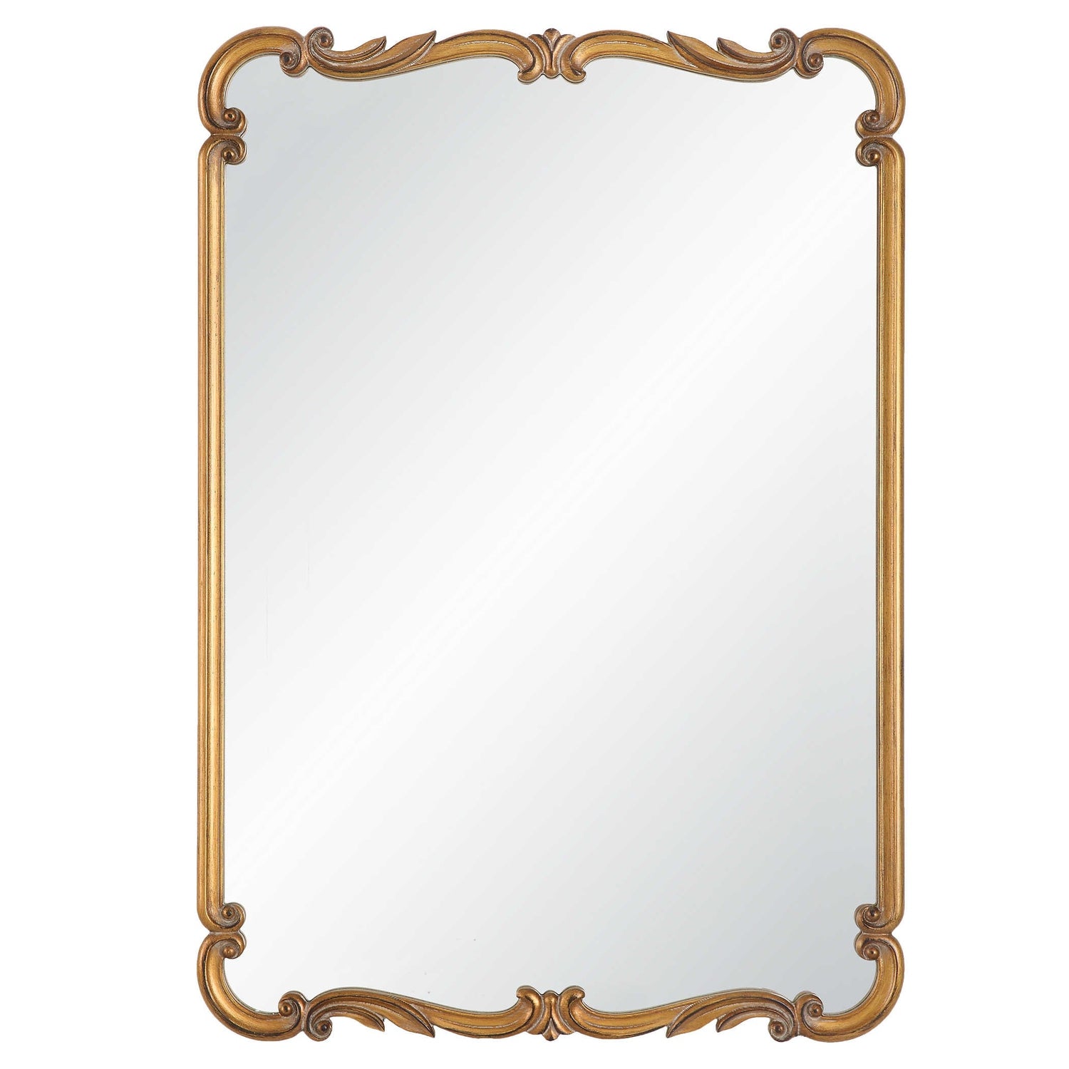 Uttermost, Embellished Mirror - Antique Gold